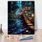 DIY Paint by Numbers Kit for Adults – Fantasy Mushroom Forest Acrylic Painting Set, Beginner-Friendly Paint-by-Number Art on Canvas, Relaxing Craft Activity (16x20 Inch, Frameless)